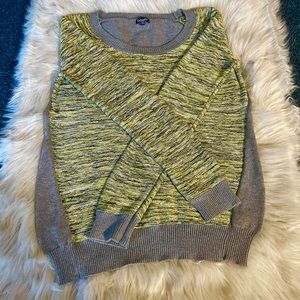 Splendid Colorblock Marled Knit Sweater
